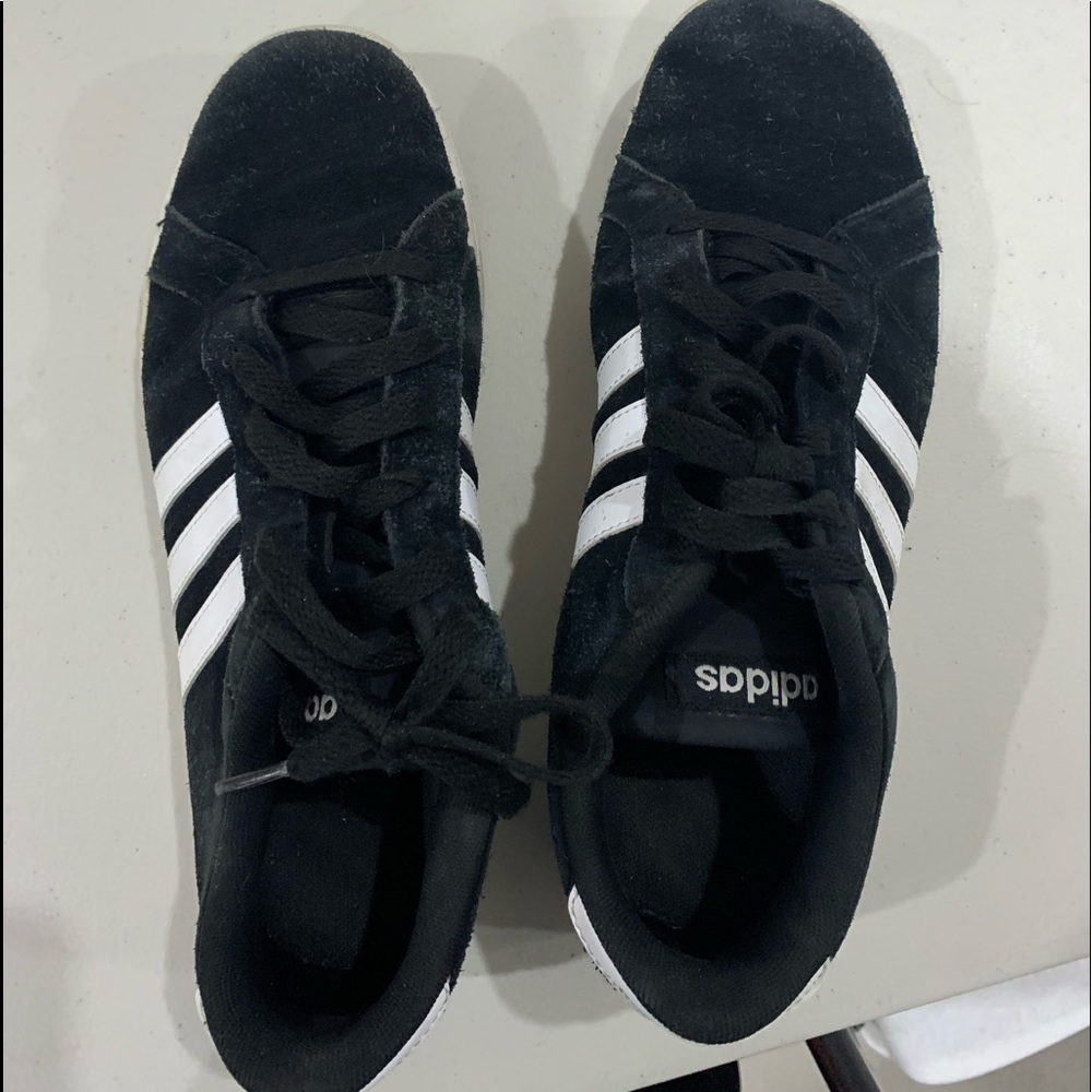 adidas black velvet shoes